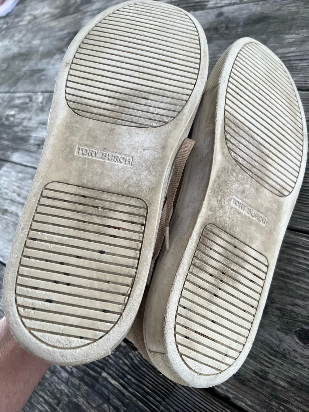 TORY BURCH WOMENS Suede Casual boot/sneakers  in Light Brown Sz 9
